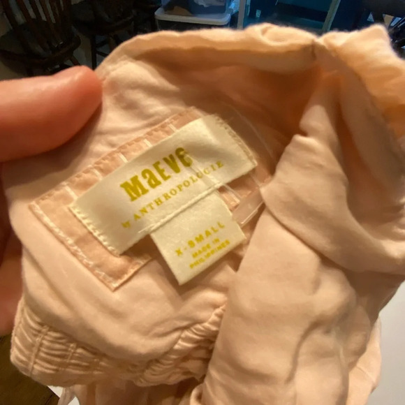 Maeve Pinstripe Crop Sleevless Top Size XS B5 - Picture 3 of 3